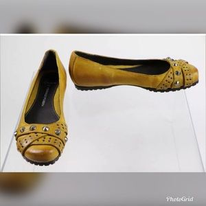 Donald J Pliner "Fara” Leather Ballet Flats